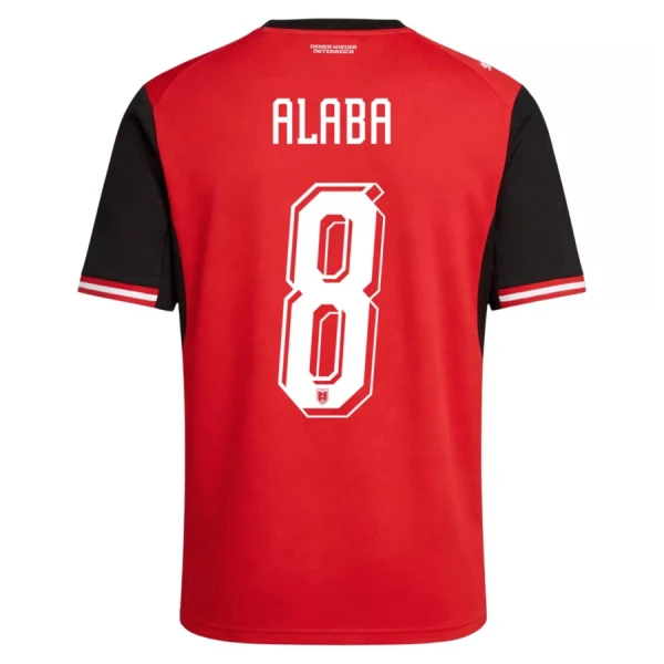 Camiseta Austria David Alaba 8 Hombre 1ª Equipación Mundial 2026