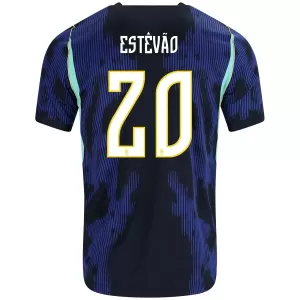 Camiseta Brasil Estevao 20 Hombre 2ª Equipación Mundial 2026