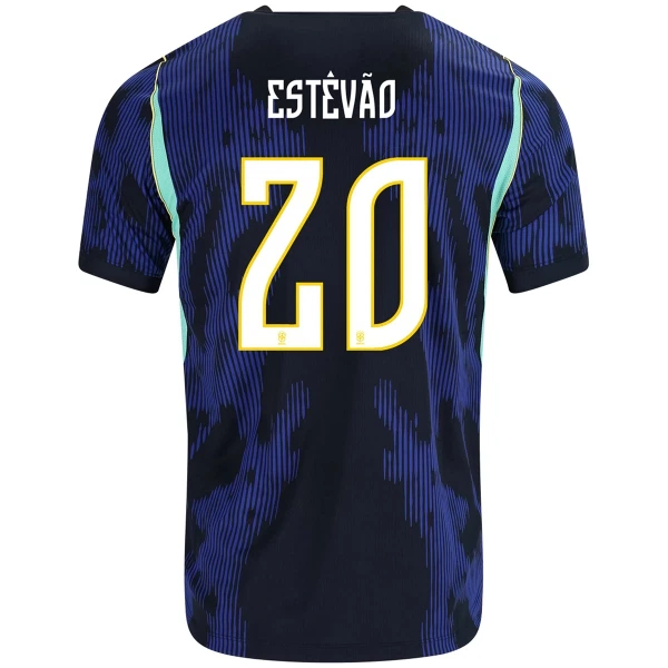 Camiseta Brasil Estevao 20 Hombre 2ª Equipación Mundial 2026