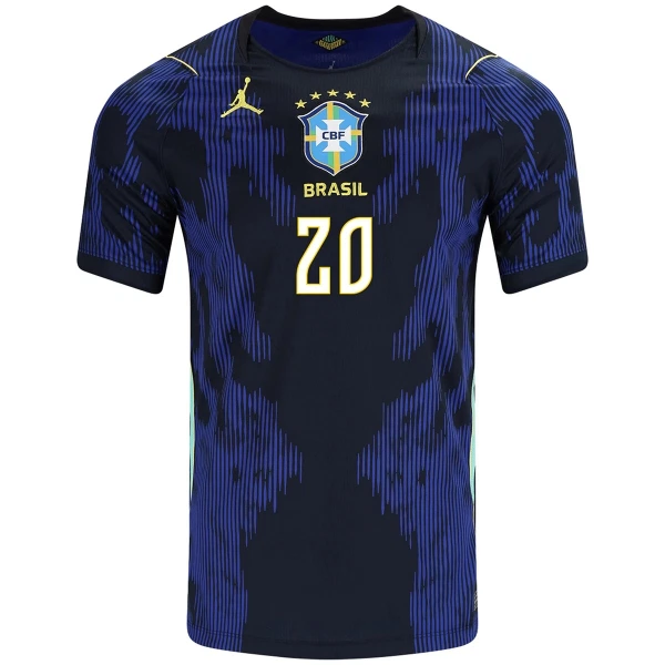 Camiseta Brasil Estevao 20 Hombre 2ª Equipación Mundial 2026