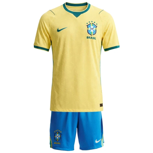Camiseta Brasil Niños 1ª Equipación Mundial 2026