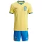 Camiseta Brasil Niños 1ª Equipación Mundial 2026