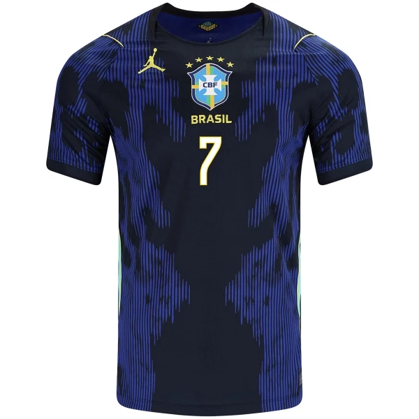 Camiseta Brasil Vinicius Junior 7 Hombre 2ª Equipación Mundial 2026