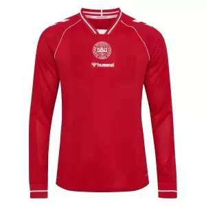 Camiseta Dinamarca Hombre 1ª Equipación Mundial 2026 Manga Larga