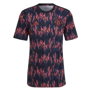 Camiseta Manchester United Pre-Match Hombre 25/26 Negro