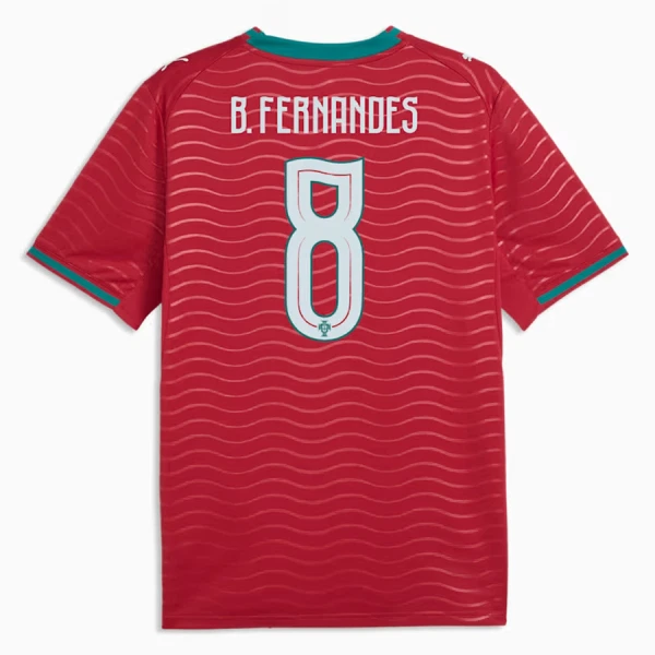 Camiseta Portugal Bruno Fernandes 8 Hombre 1ª Equipación Mundial 2026 Camiseta Portugal Bruno Fernandes 8 Hombre 1ª Equipación Mundial 2026