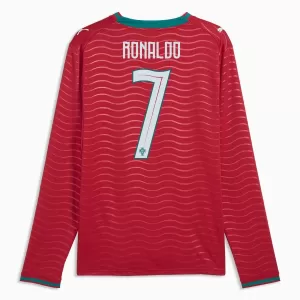 Camiseta Portugal Cristiano Ronaldo 7 Hombre 1ª Equipación Mundial 2026 Manga Larga