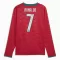 Camiseta Portugal Cristiano Ronaldo 7 Hombre 1ª Equipación Mundial 2026 Manga Larga