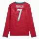 Camiseta Portugal Cristiano Ronaldo 7 Hombre 1ª Equipación Mundial 2026 Manga Larga Camiseta Portugal Cristiano Ronaldo 7 Hombre 1ª Equipación Mundial 2026 Manga Larga