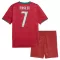 Camiseta Portugal Cristiano Ronaldo 7 Niños 1ª Equipación Mundial 2026