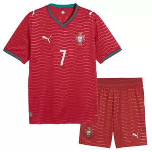 Camiseta Portugal Cristiano Ronaldo 7 Niños 1ª Equipación Mundial 2026