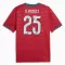 Camiseta Portugal Nuno Mendes 25 Hombre 1ª Equipación Mundial 2026