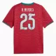 Camiseta Portugal Nuno Mendes 25 Hombre 1ª Equipación Mundial 2026