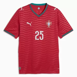 Camiseta Portugal Nuno Mendes 25 Hombre 1ª Equipación Mundial 2026