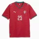 Camiseta Portugal Nuno Mendes 25 Hombre 1ª Equipación Mundial 2026