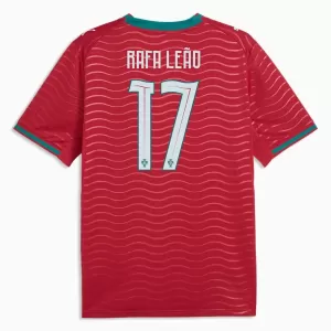 Camiseta Portugal Rafael Leão 17 Hombre 1ª Equipación Mundial 2026