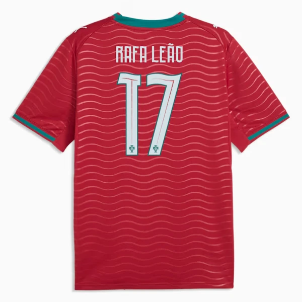 Camiseta Portugal Rafael Leão 17 Hombre 1ª Equipación Mundial 2026 Camiseta Portugal Rafael Leão 17 Hombre 1ª Equipación Mundial 2026
