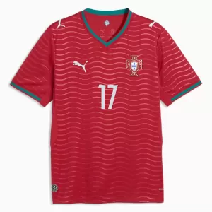 Camiseta Portugal Rafael Leão 17 Hombre 1ª Equipación Mundial 2026