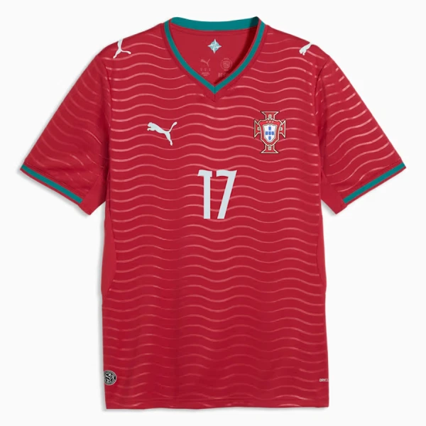 Camiseta Portugal Rafael Leão 17 Hombre 1ª Equipación Mundial 2026