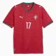 Camiseta Portugal Rafael Leão 17 Hombre 1ª Equipación Mundial 2026
