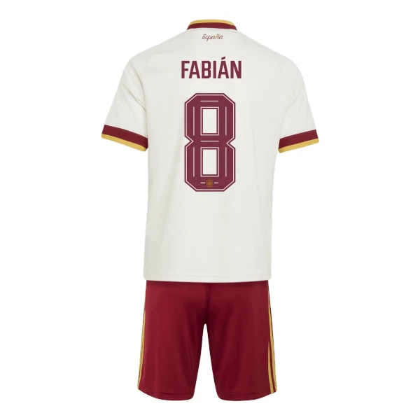 Camiseta España Fabian Ruiz 8 Niños 2ª Equipación Mundial 2026