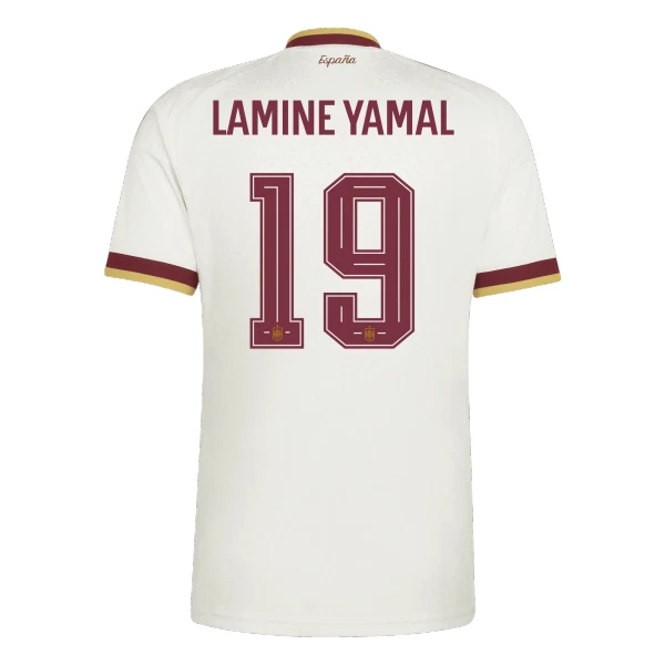 Camiseta España Lamine Yamal 19 Hombre 2ª Equipación Mundial 2026