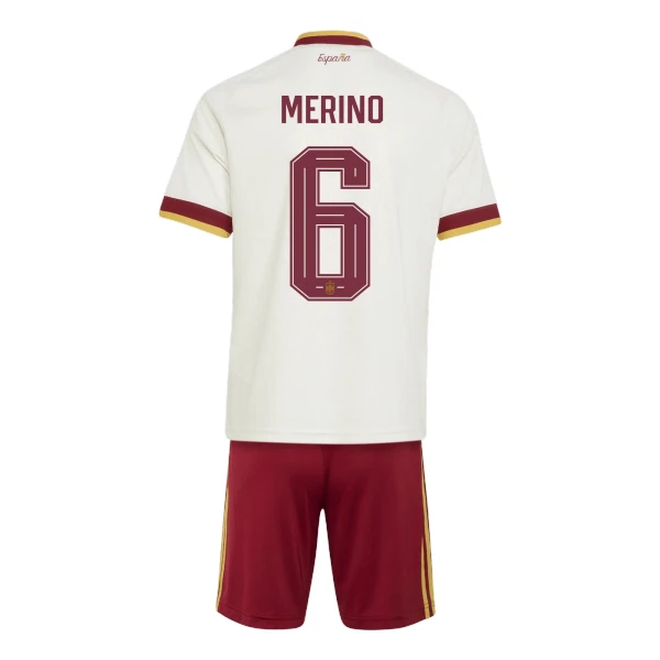 Camiseta España Merino 6 Niños 2ª Equipación Mundial 2026 Camiseta España Merino 6 Niños 2ª Equipación Mundial 2026