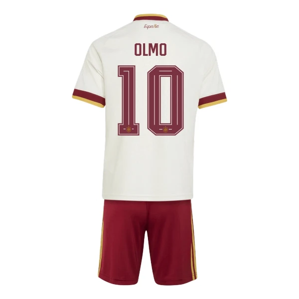 Camiseta España Olmo 10 Niños 2ª Equipación Mundial 2026 Camiseta España Olmo 10 Niños 2ª Equipación Mundial 2026