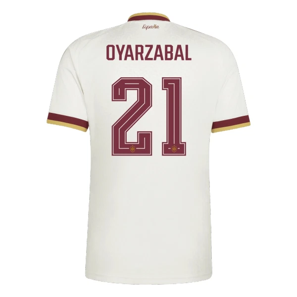 Camiseta España Oyarzabal 21 Hombre 2ª Equipación Mundial 2026 Camiseta España Oyarzabal 21 Hombre 2ª Equipación Mundial 2026