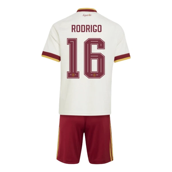 Camiseta España Rodrigo Hernández 16 Niños 2ª Equipación Mundial 2026