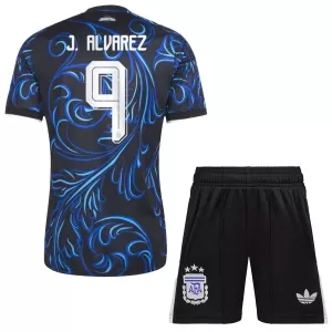 Camiseta Argentina Julián Álvarez 9 Niños 2ª Equipación Mundial 2026
