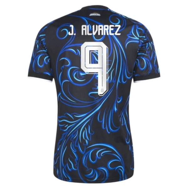 Camiseta Argentina Julián Álvarez 9 Niños 2ª Equipación Mundial 2026