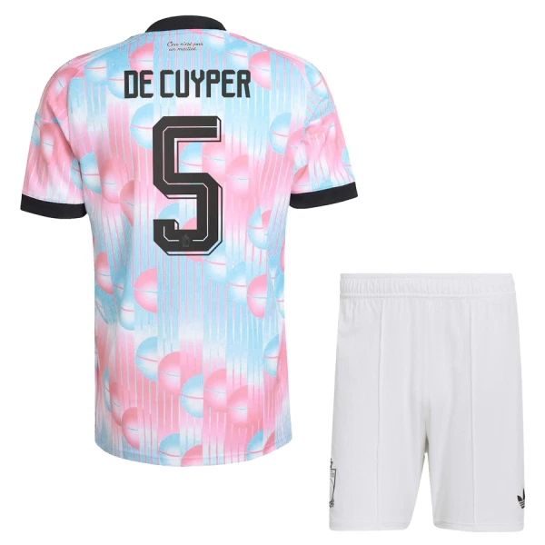 Camiseta Bélgica De Cuyper 5 Niños 2ª Equipación Mundial 2026 Camiseta Bélgica De Cuyper 5 Niños 2ª Equipación Mundial 2026