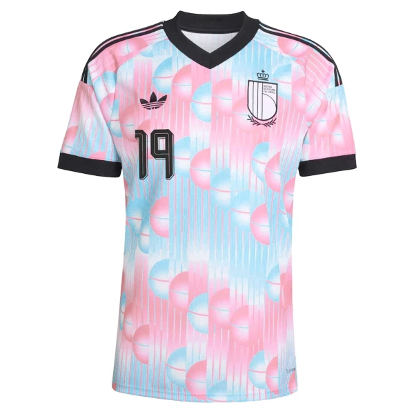 Camiseta Bélgica Fofana 19 Hombre 2ª Equipación Mundial 2026