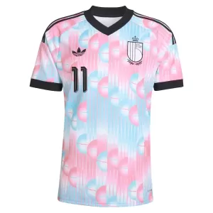 Camiseta Bélgica Jérémy Doku 11 Niños 2ª Equipación Mundial 2026