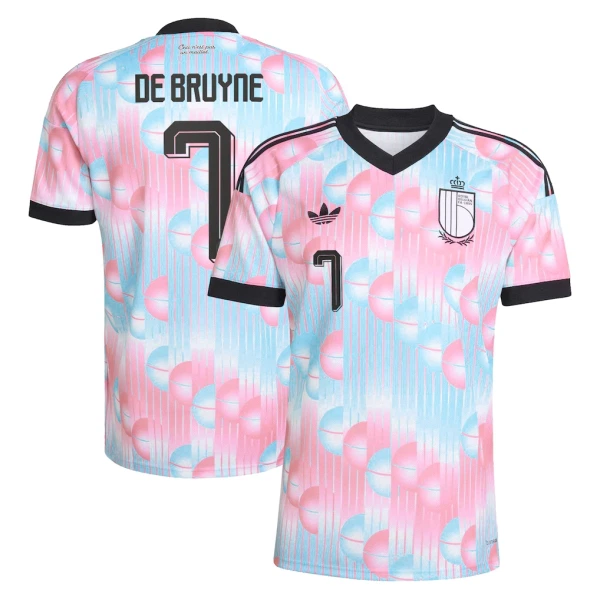 Camiseta Bélgica Kevin De Bruyne 7 Hombre 2ª Equipación Mundial 2026