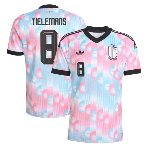 Camiseta Bélgica Tielemans 8 Hombre 2ª Equipación Mundial 2026