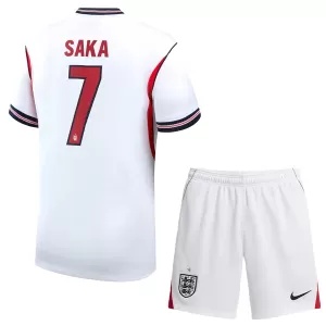 Camiseta Inglaterra Bukayo Saka 7 Niños 1ª Equipación Mundial 2026