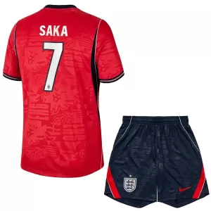 Camiseta Inglaterra Bukayo Saka 7 Niños 2ª Equipación Mundial 2026