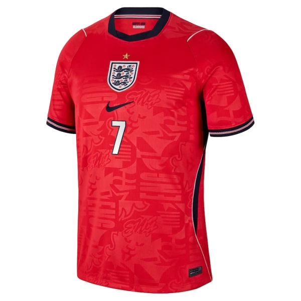 Camiseta Inglaterra Bukayo Saka 7 Niños 2ª Equipación Mundial 2026