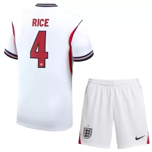 Camiseta Inglaterra Declan Rice 4 Niños 1ª Equipación Mundial 2026