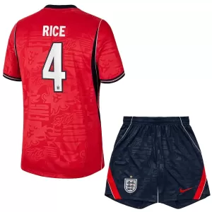 Camiseta Inglaterra Declan Rice 4 Niños 2ª Equipación Mundial 2026