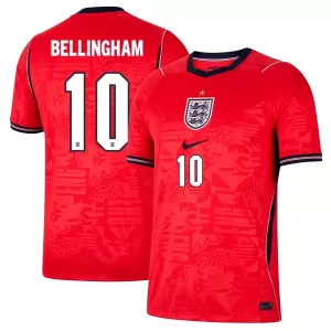Camiseta Inglaterra Jude Bellingham 10 Hombre 2ª Equipación Mundial 2026