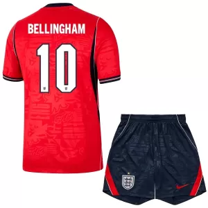Camiseta Inglaterra Jude Bellingham 10 Niños 2ª Equipación Mundial 2026