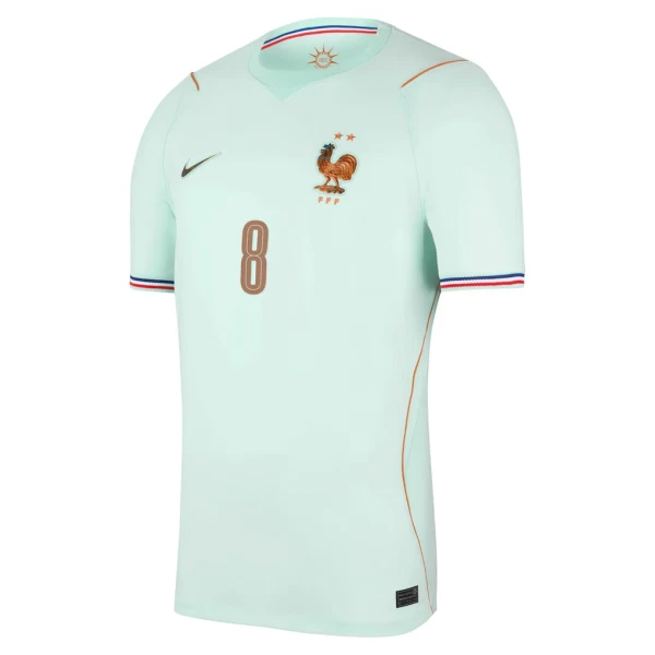 Camiseta Francia Aurélien Tchouaméni 8 Niños 2ª Equipación Mundial 2026