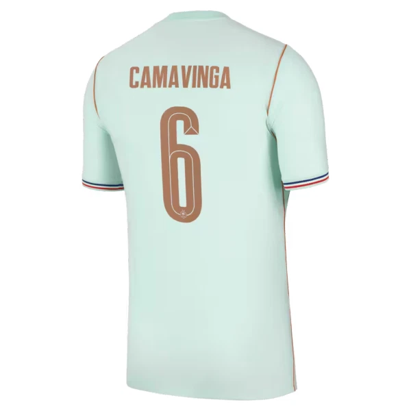 Camiseta Francia Eduardo Camavinga 6 Niños 2ª Equipación Mundial 2026