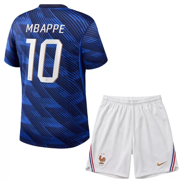 Camiseta Francia Kylian Mbappé 10 Niños 1ª Equipación Mundial 2026