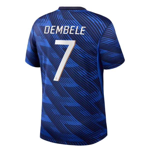 Camiseta Francia Ousmane Dembélé 7 Hombre 1ª Equipación Mundial 2026