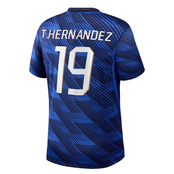 Camiseta Francia Theo Hernández 19 Hombre 1ª Equipación Mundial 2026