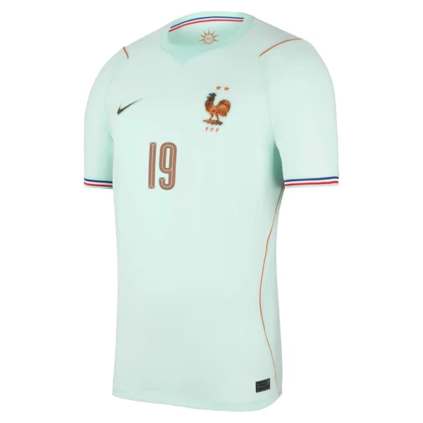 Camiseta Francia Theo Hernández 19 Hombre 2ª Equipación Mundial 2026